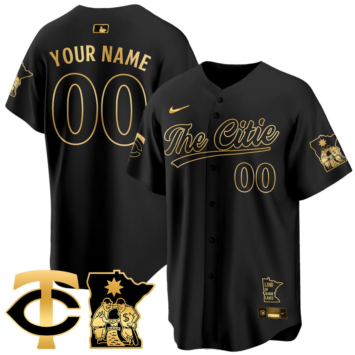 Custom Name/Gender Minnesota Twins City Connect Concept Jersey - All Stitched