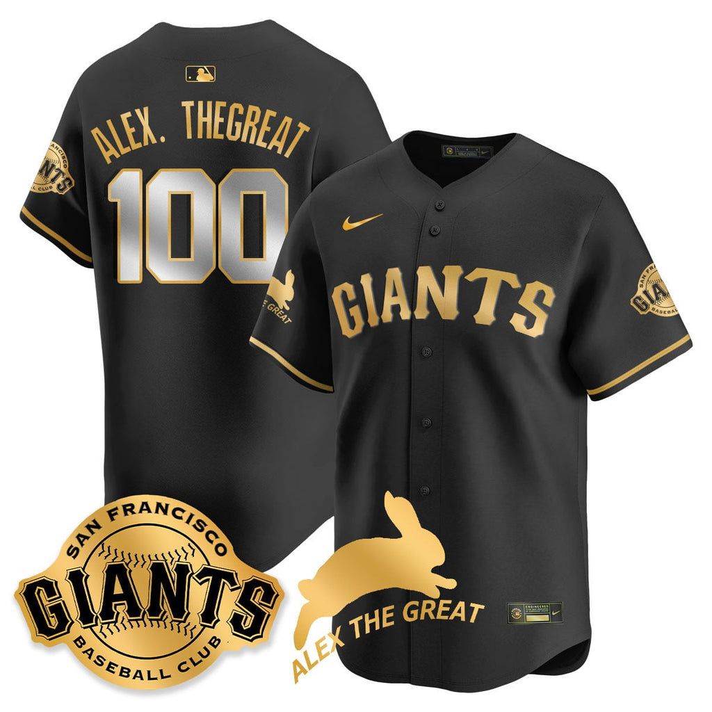Men's San Francisco Giants "Alex the Great" Rabbit Memories 2025 Jersey - All Stitched