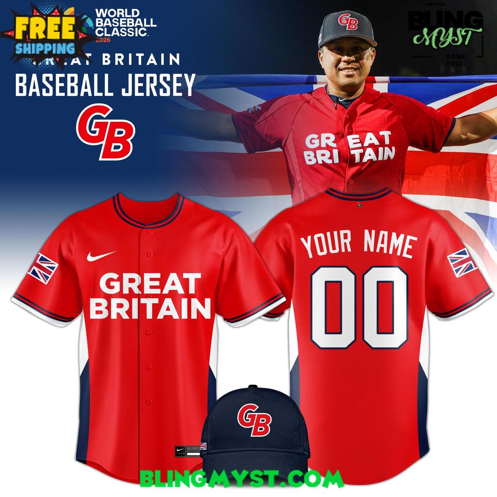Great Britain National 2026 World Baseball Limited Edition Jersey