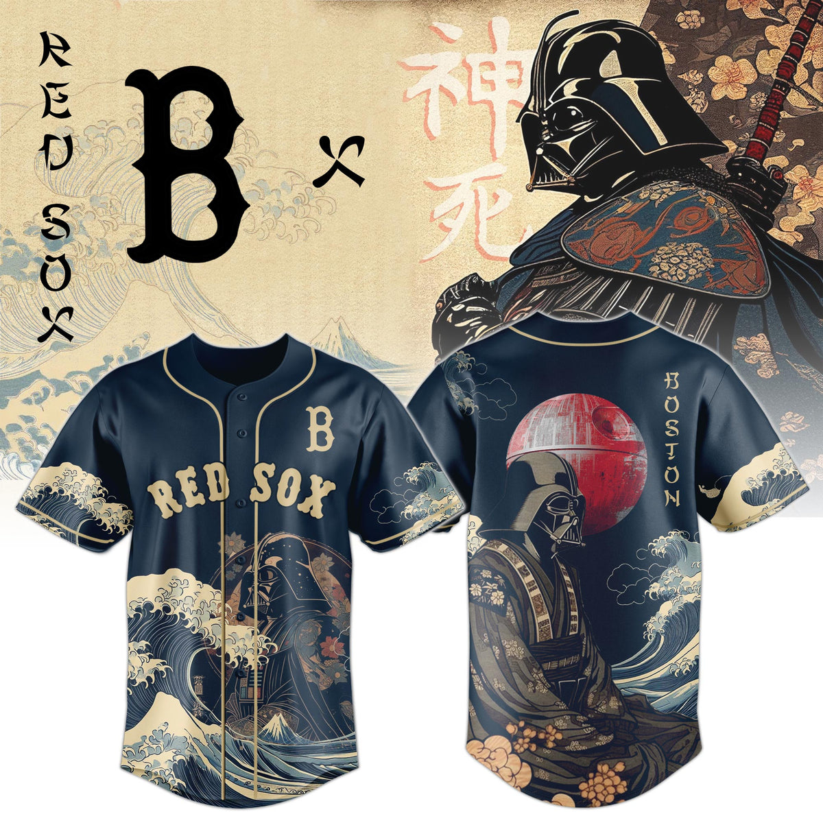 Lord Darth Vader Boston Red Sox Japan Edition Jersey