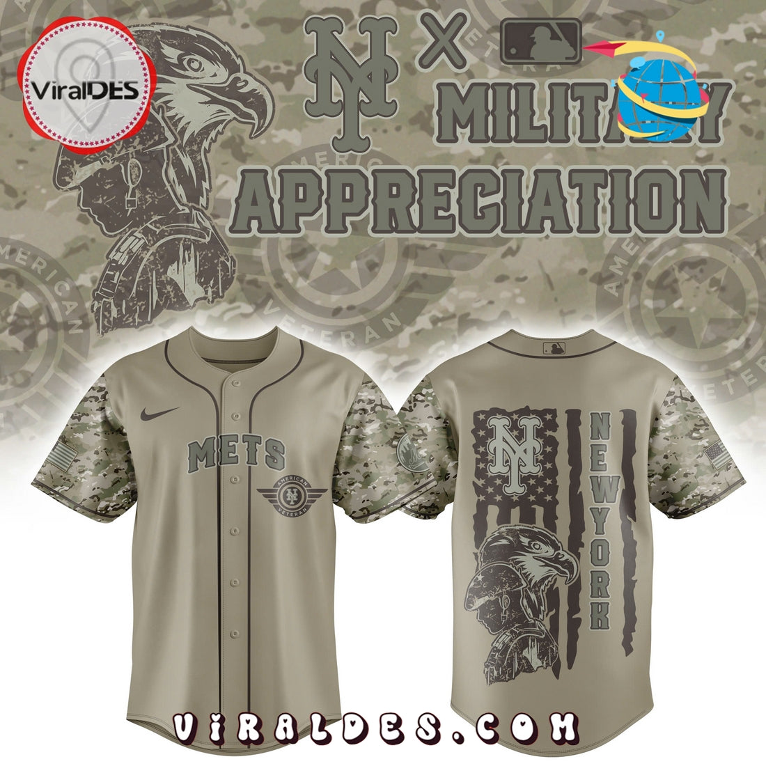 New York Mets x Veteran U.S Limited Edition Baseball Jersey